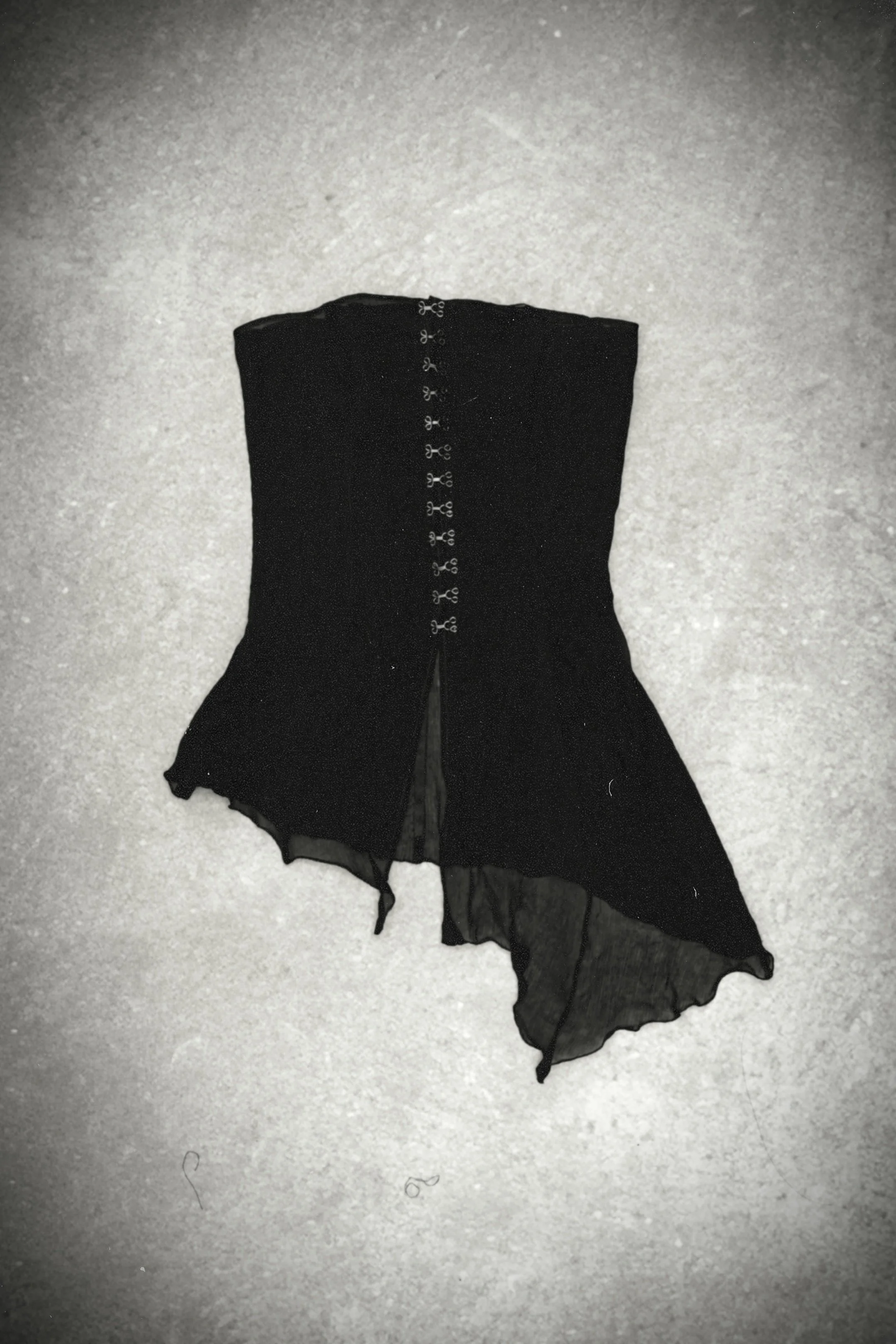Sheer Asymmetrical Strapless Inner