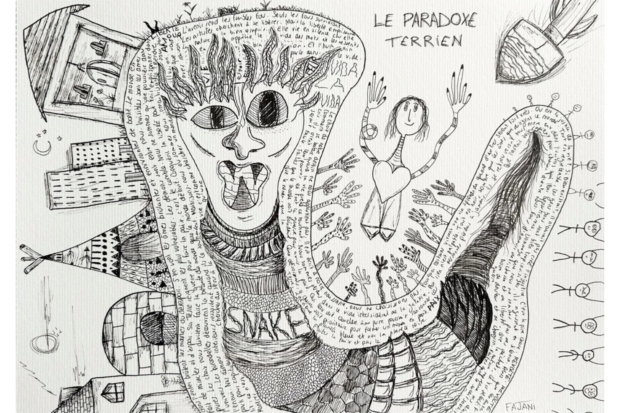 PARADOXE TERRIEN - 30x20cm