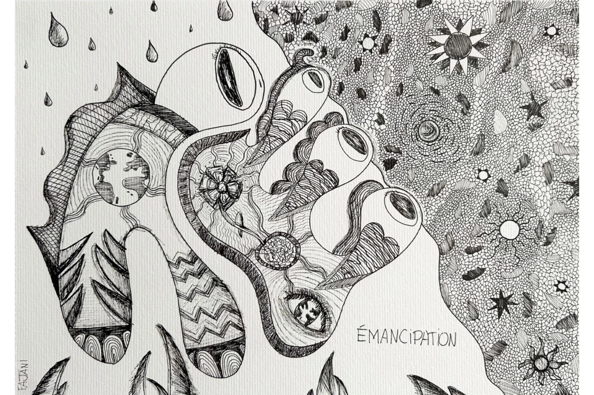 ÉMANCIPATION - 30x20cm