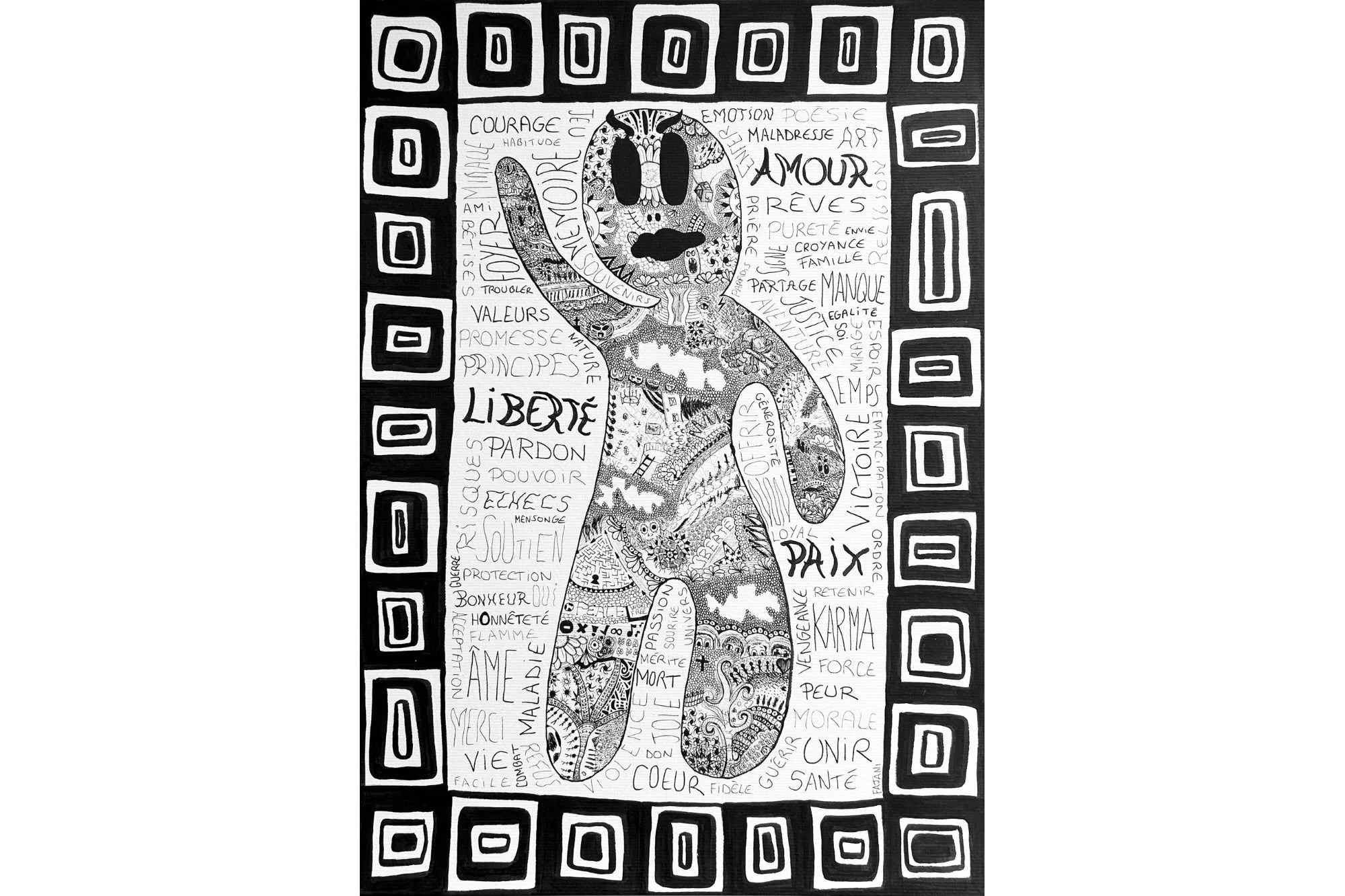 HISTOIRE D'UNE VIE - 30x42cm