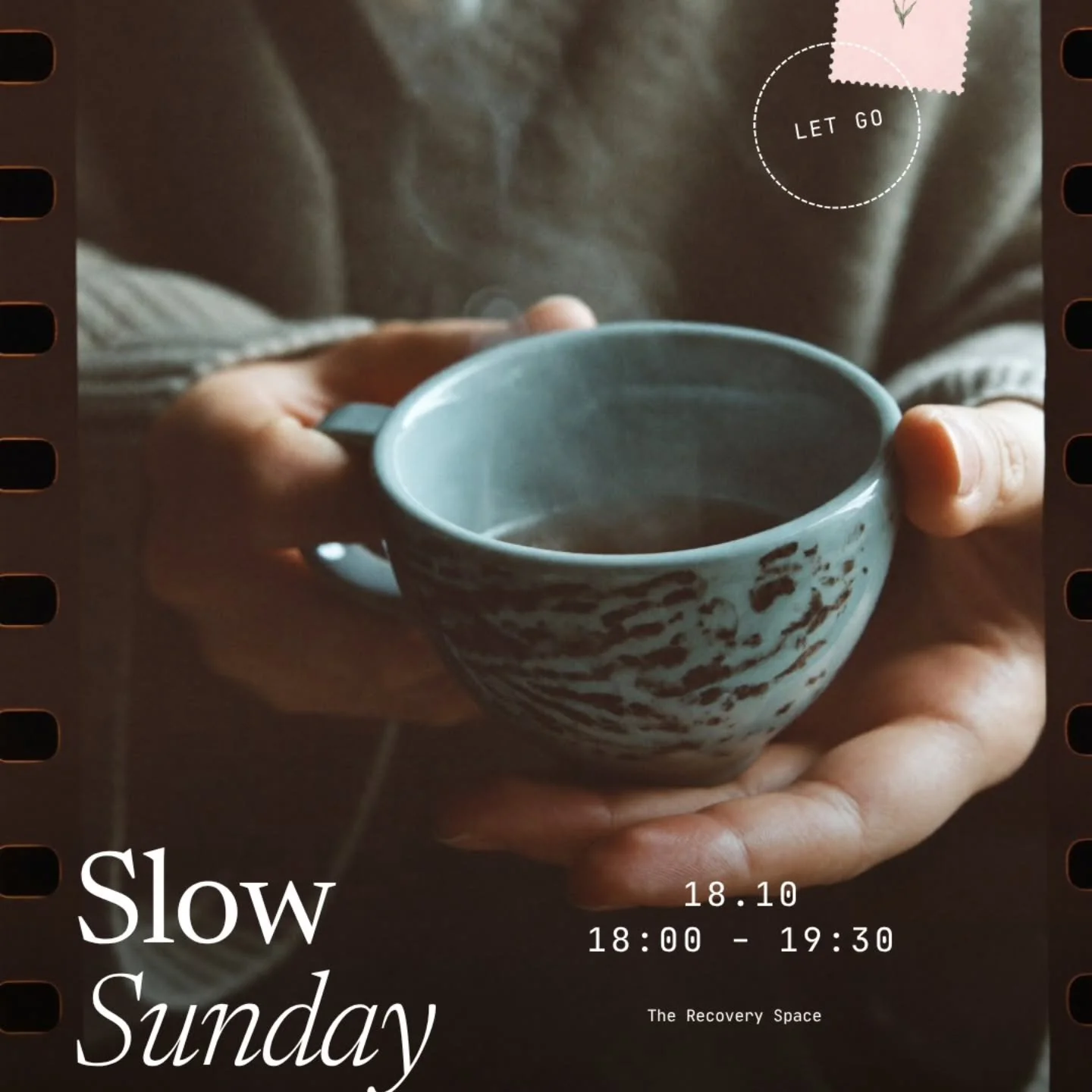 Take a pause. 

Join me for 90 minutes to slow down, unwind, and let go.

DM me or sign up on meet up! Link in bio.