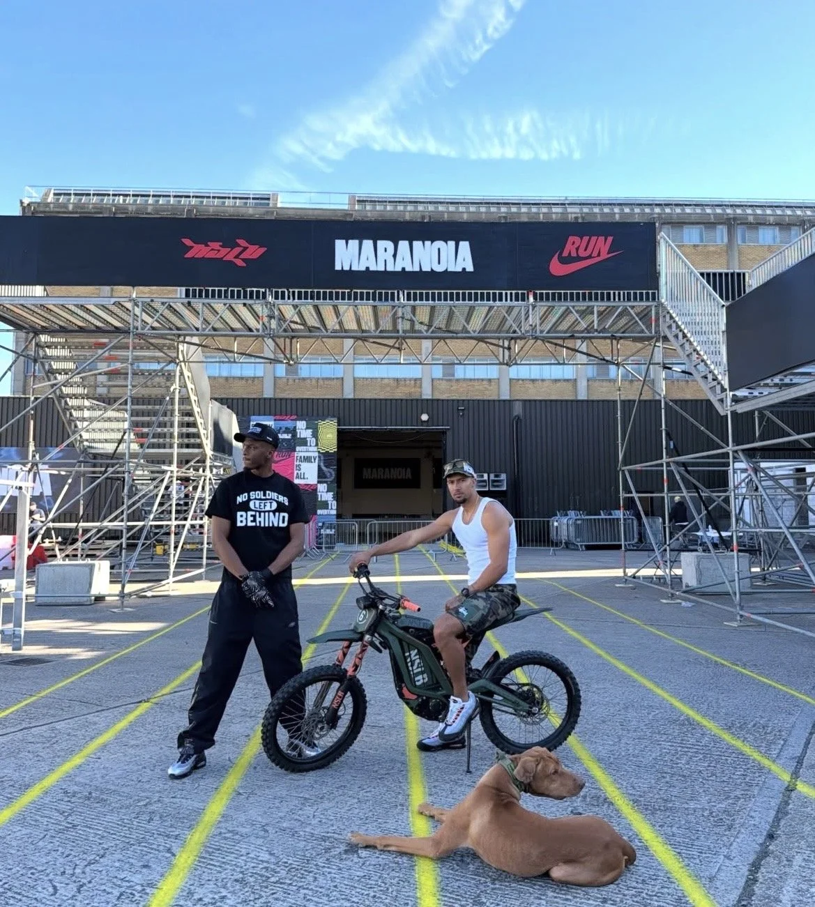 NSLB x Nike maranoia activation event for the London marathon