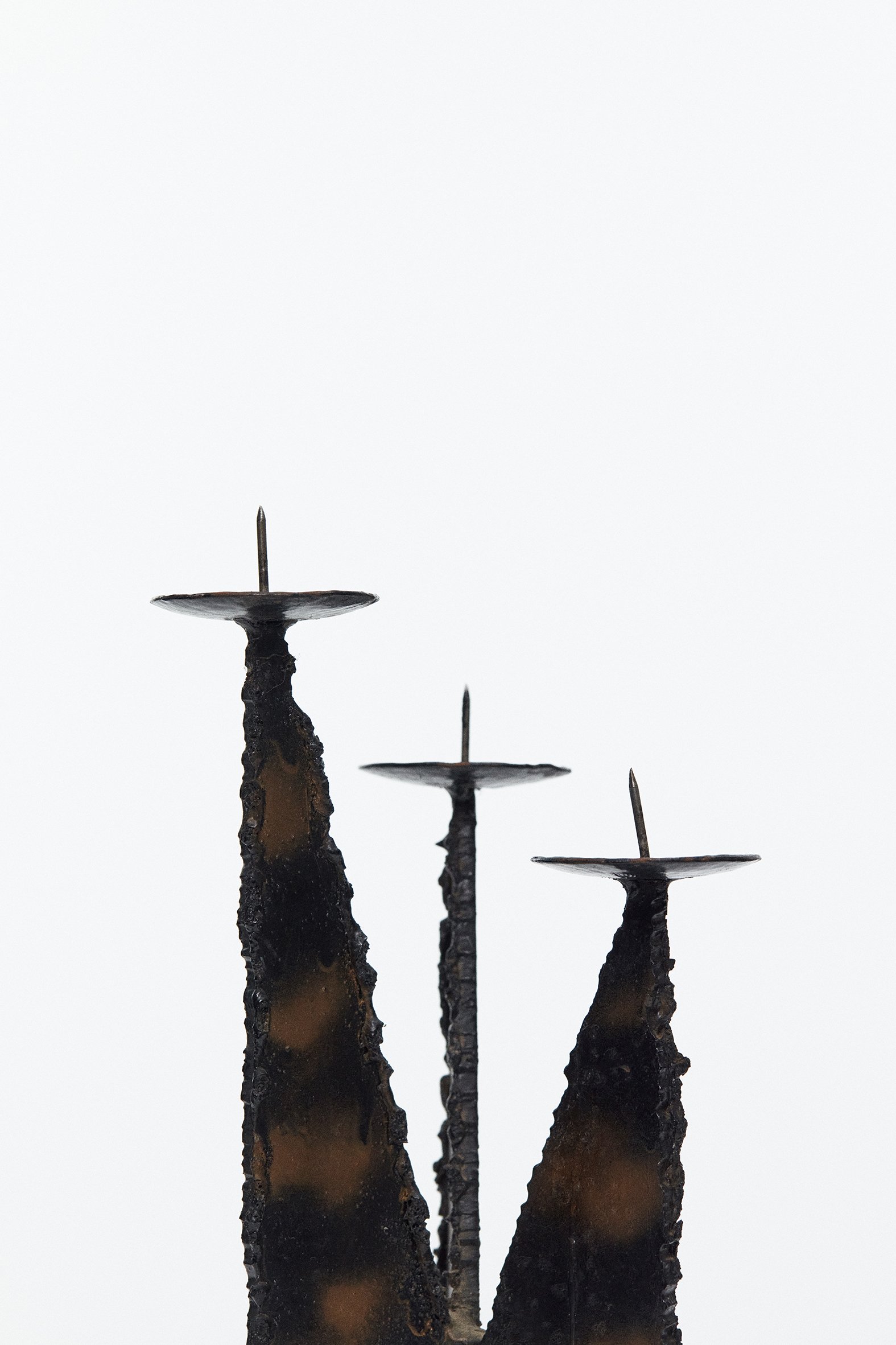 Iron Candle Holder
