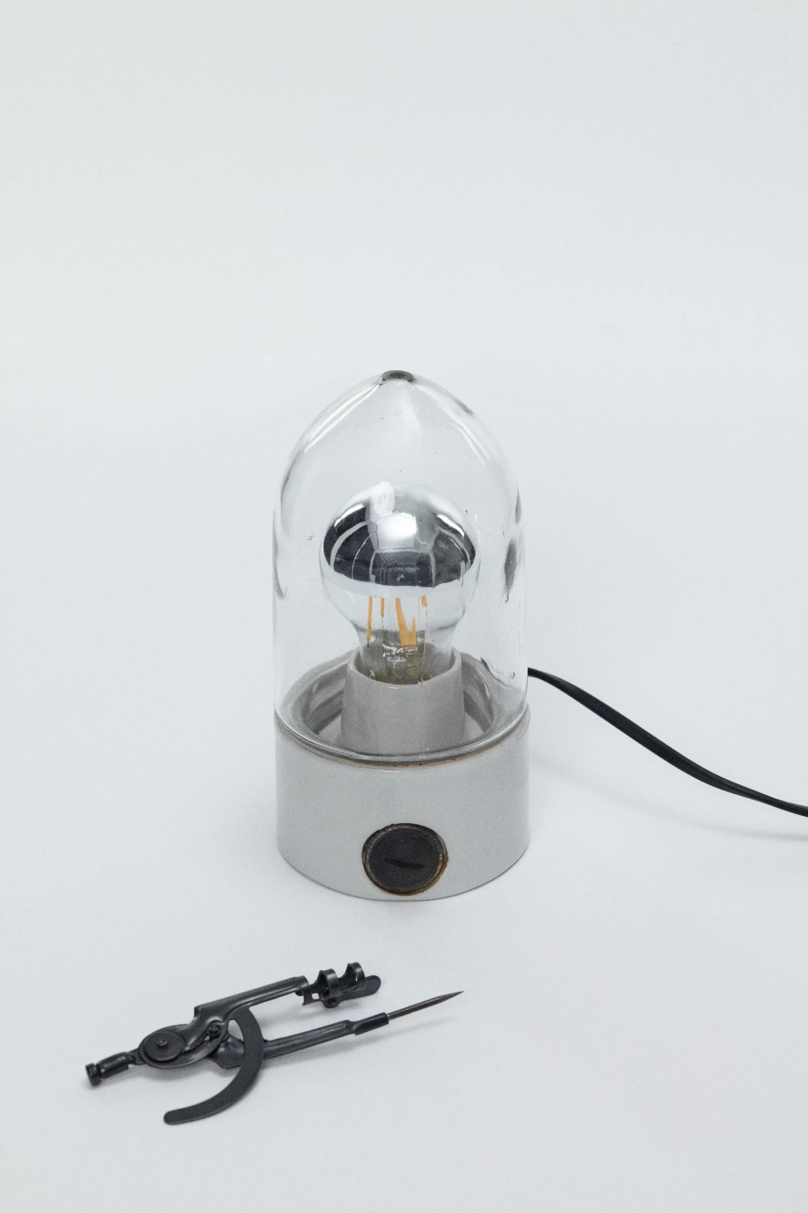 Porcelain & Glass Lamp