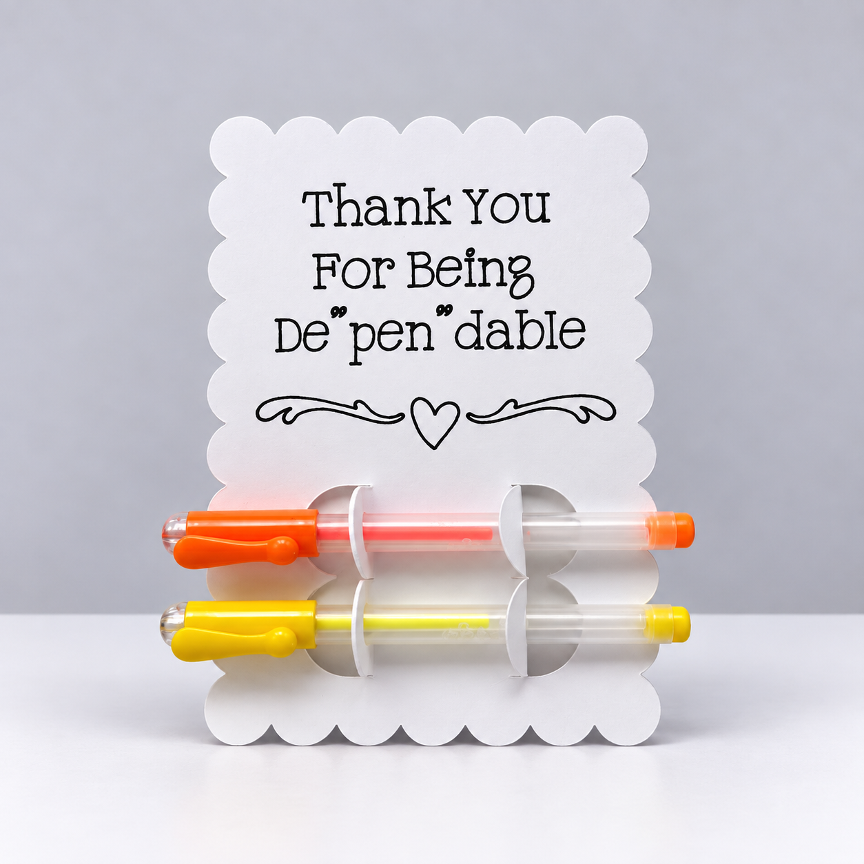 Thank You For Being De-Pen-Dable Mini Pen Gift