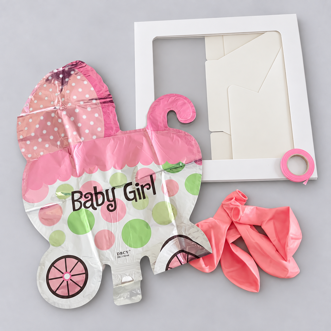DIY Baby Balloon Box- Pram