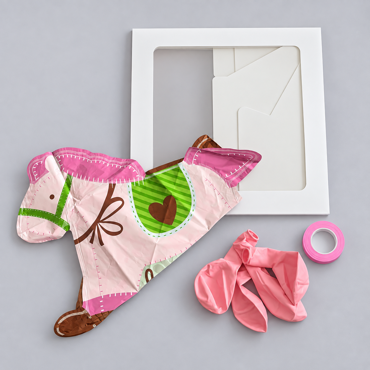 DIY Baby Balloon Box- Rocking Horse