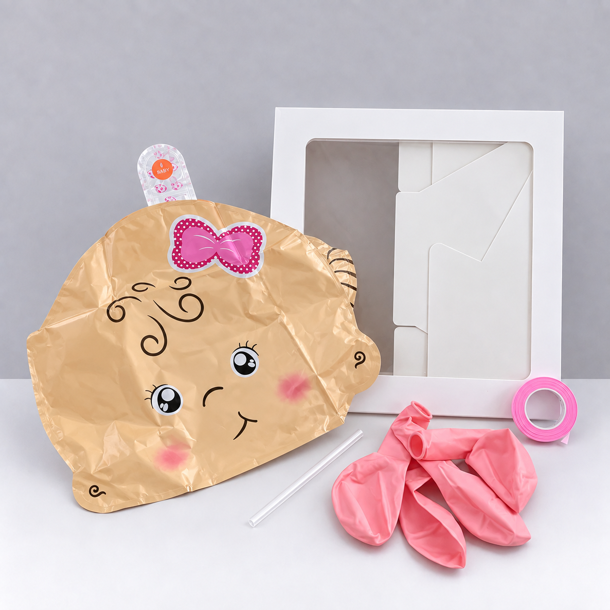 DIY Baby Balloon Box- Baby
