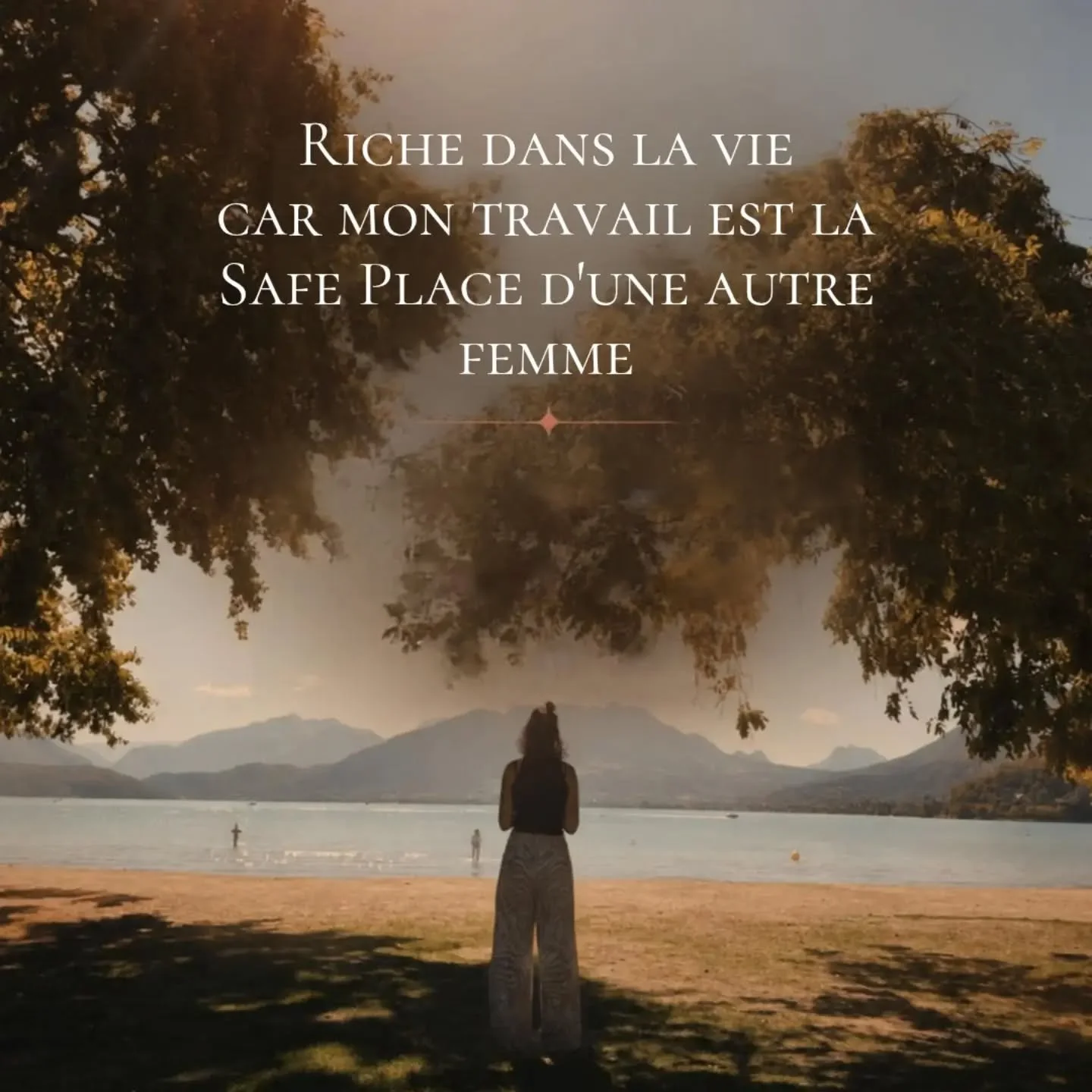 ​Il y a quelque chose d'incroyablement sp&eacute;cial dans le fait d'&ecirc;tre un refuge pour quelqu'un.
 
​&Eacute;couter sans juger.
Accueillir les &eacute;motions brutes.
Traverser les temp&ecirc;tes ensemble.
Voir une femme arriver &agrave; bout