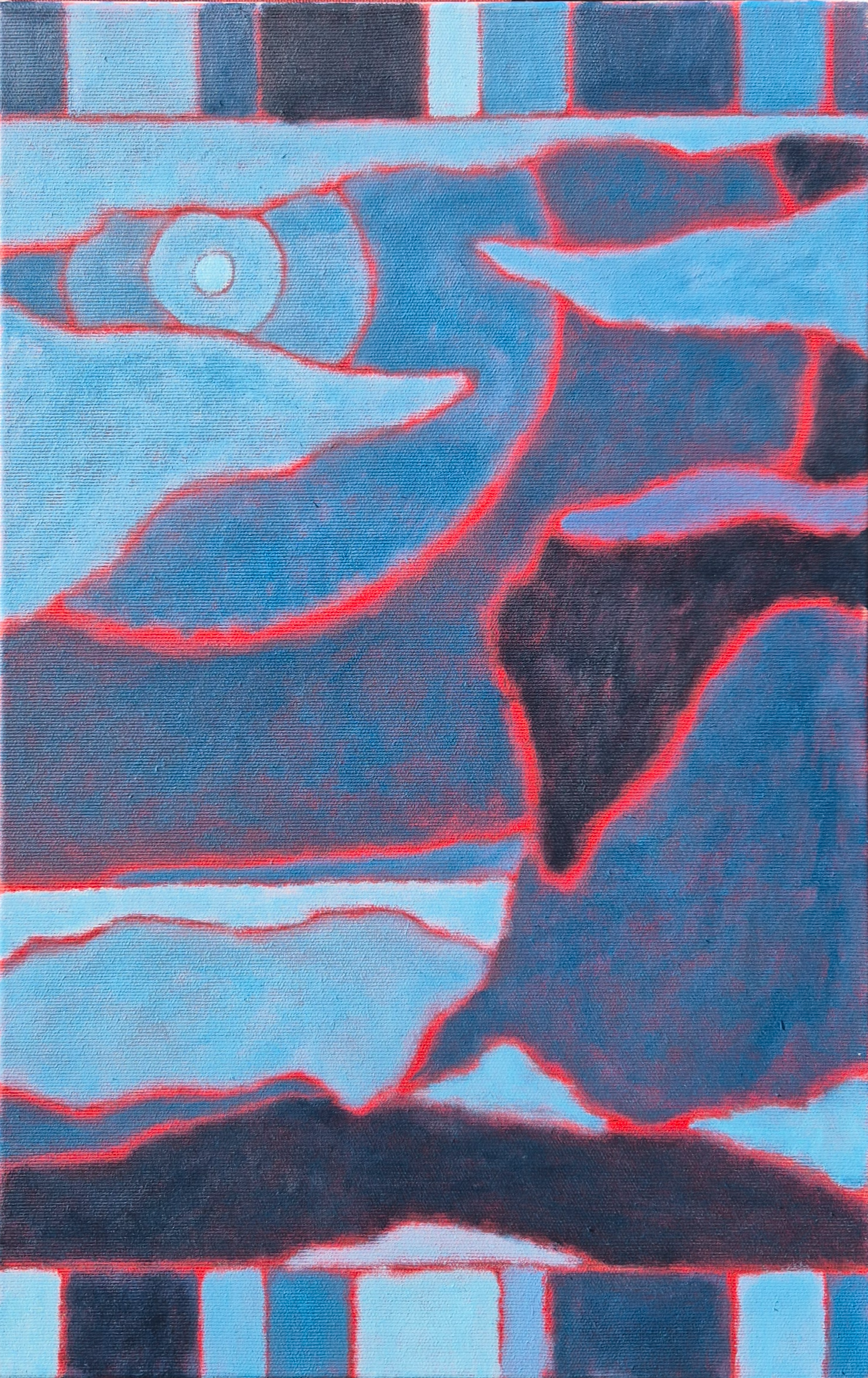'srom' - 2025  - 60 x 35 cm - oil on canvas