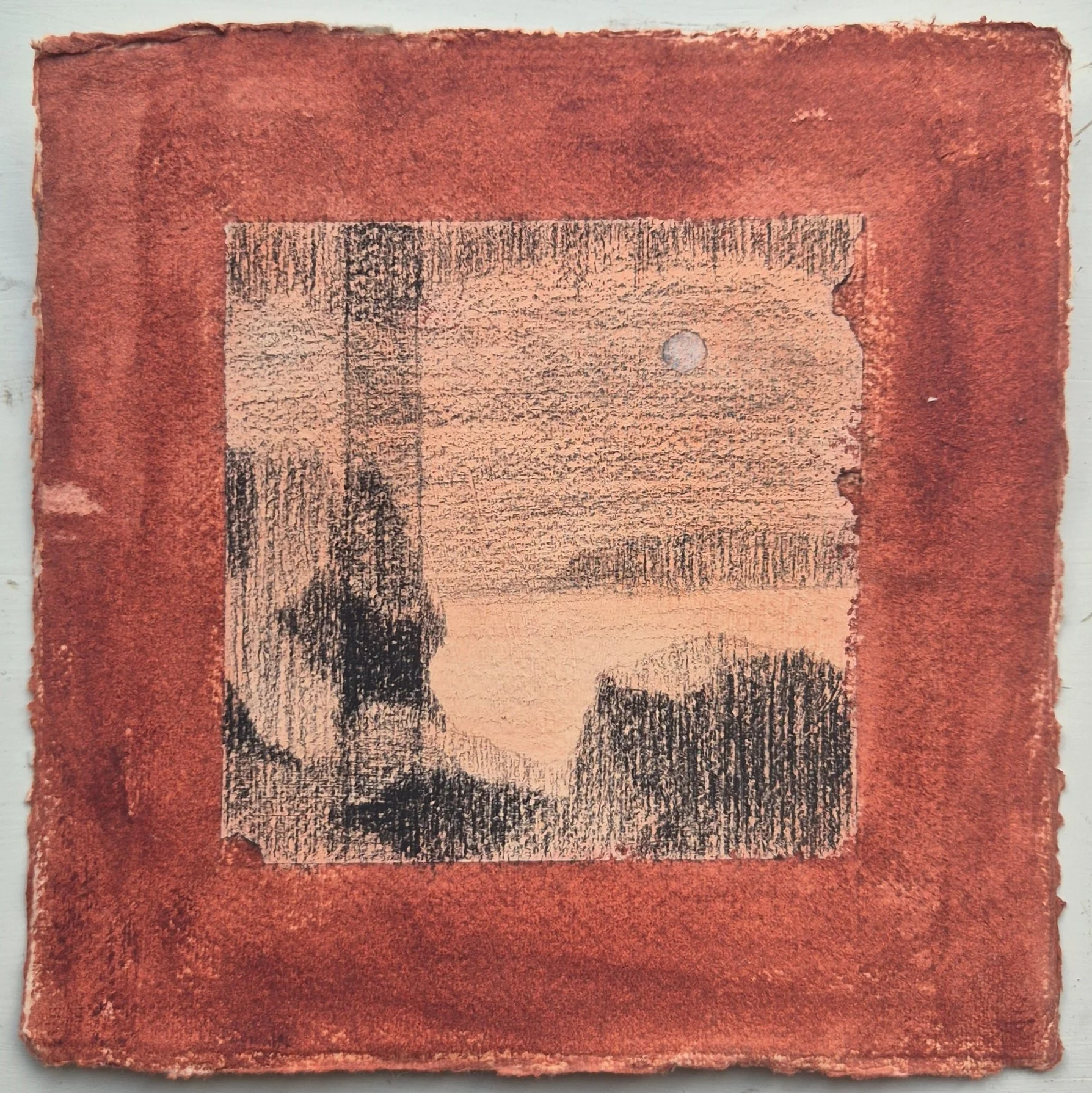 20 x 20 cm // dry pastel, coal, oil & graphite on cotton