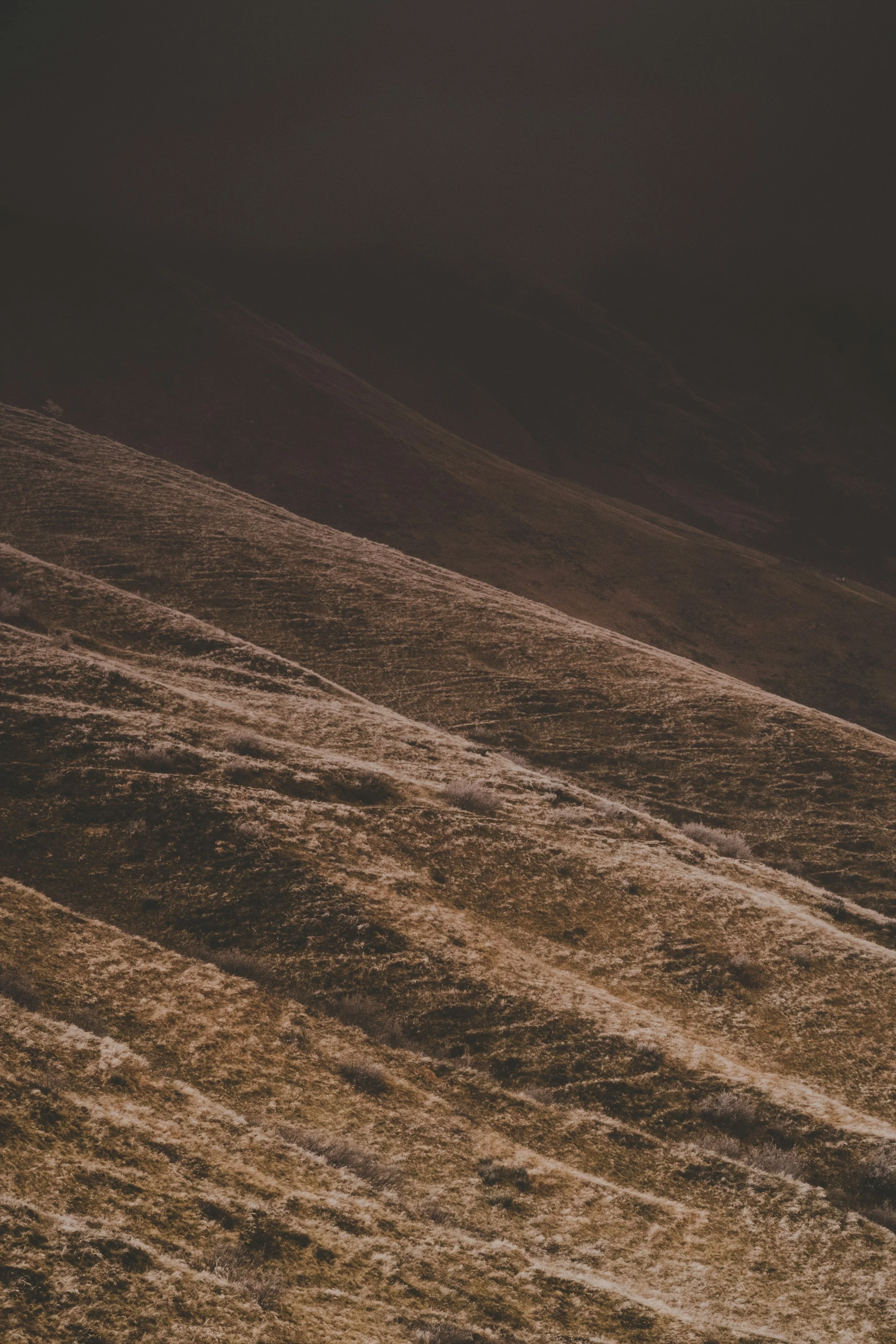 Cropped abstract mountain hillside texture