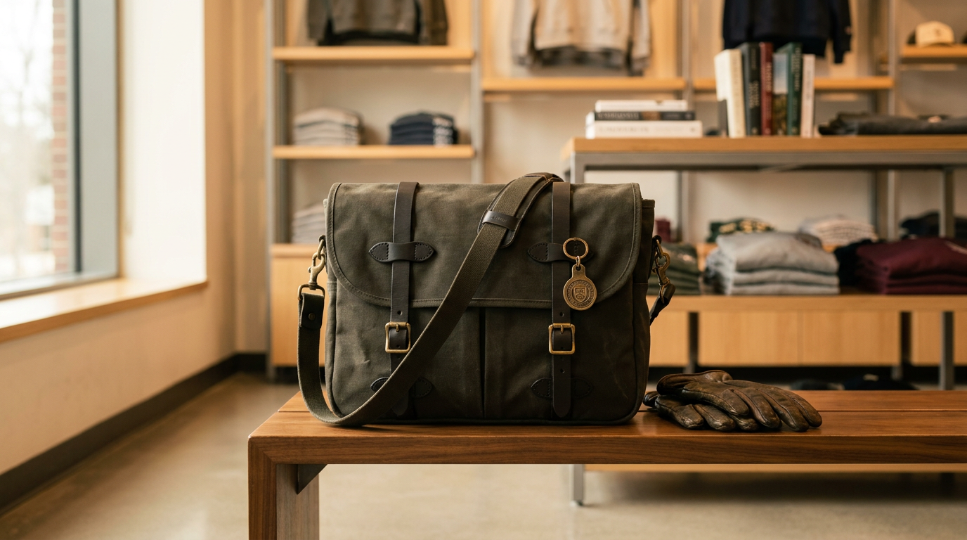 Canvas Messenger Bag