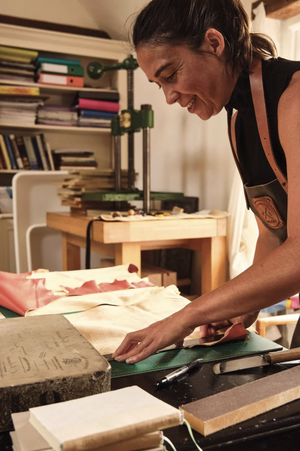 Philippa East of Seagull Bindery