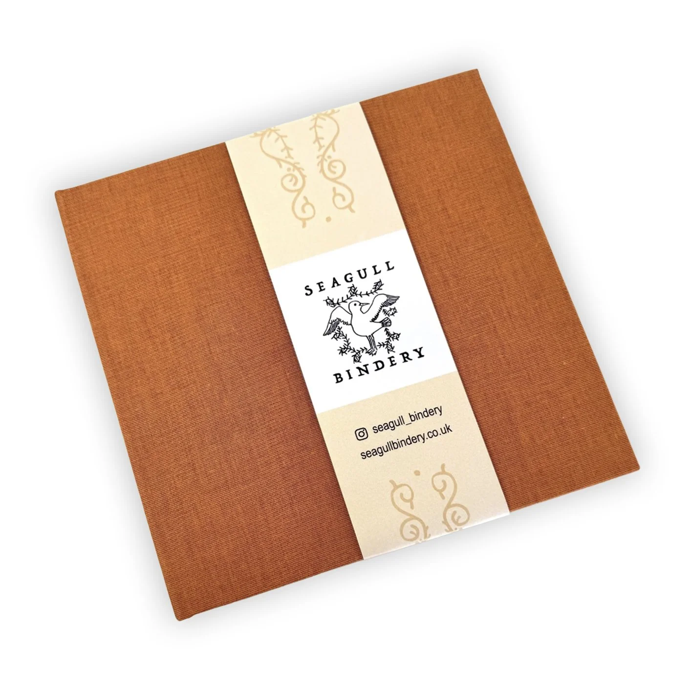 Square Khadi Sketchbook Mustard