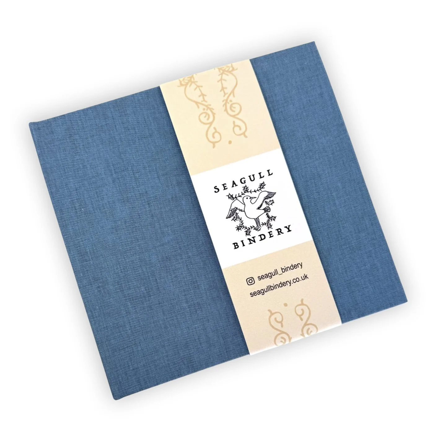 Square Khadi Sketchbook Blue