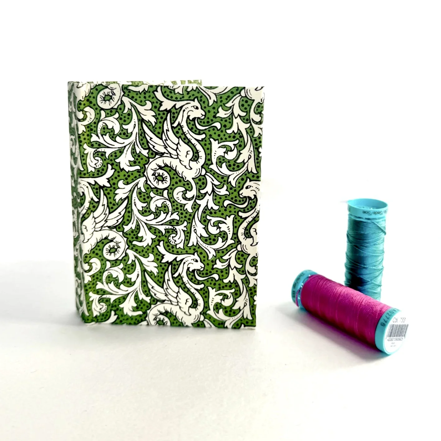 Mini Blank Book Green Dragon