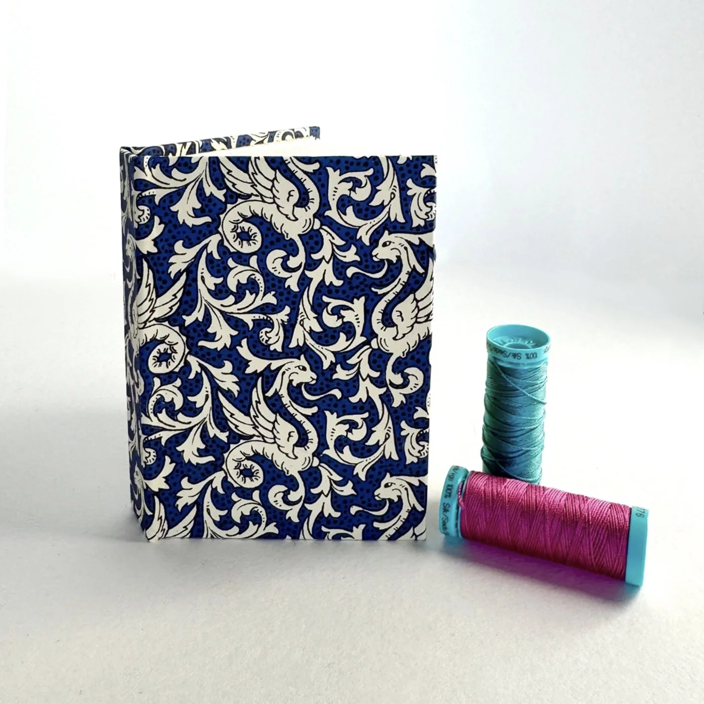 Mini Blank Book Blue Dragon