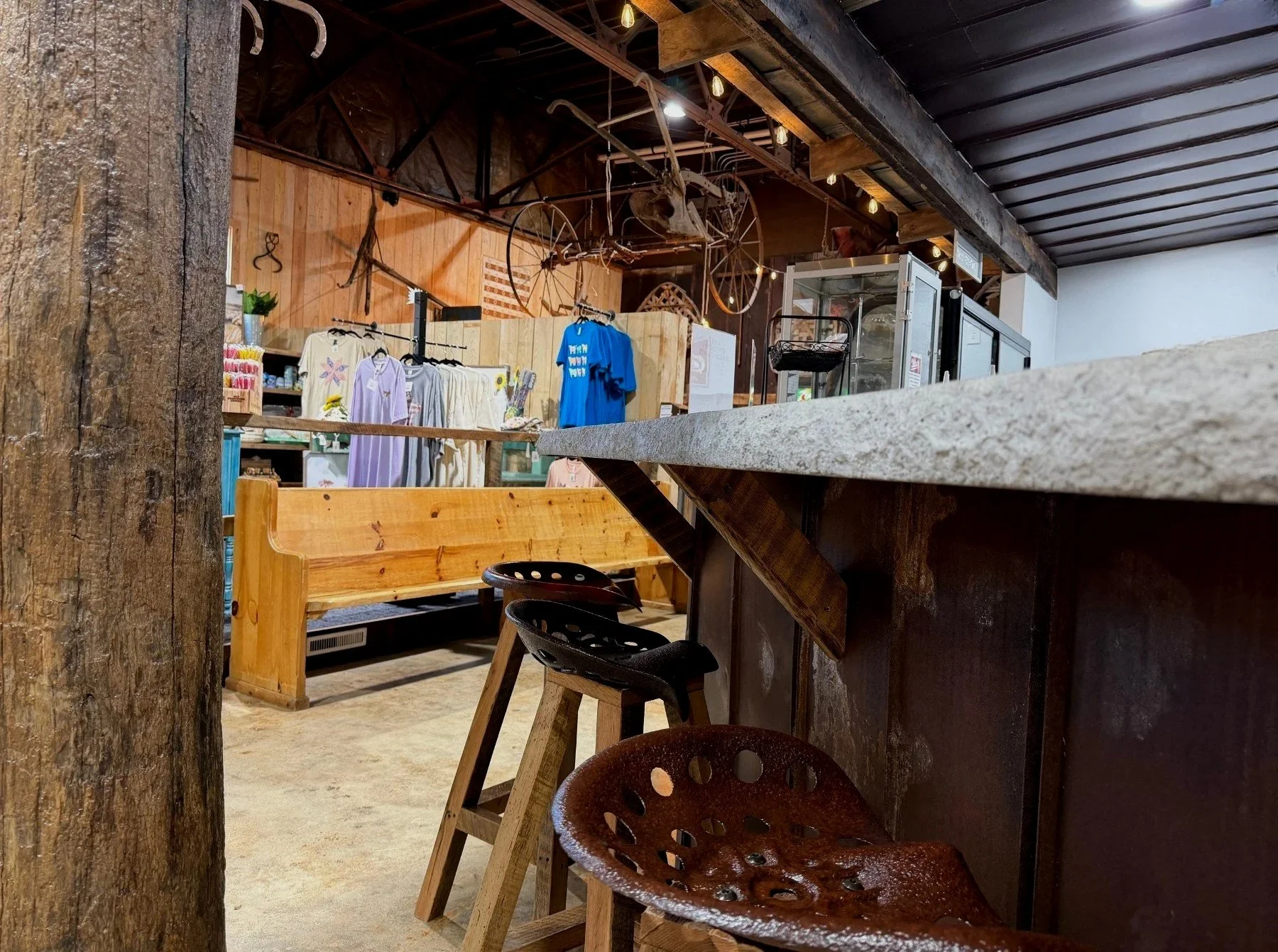 The Soda Fountain at Burley Sustainable General Store in West Jefferson, NC.