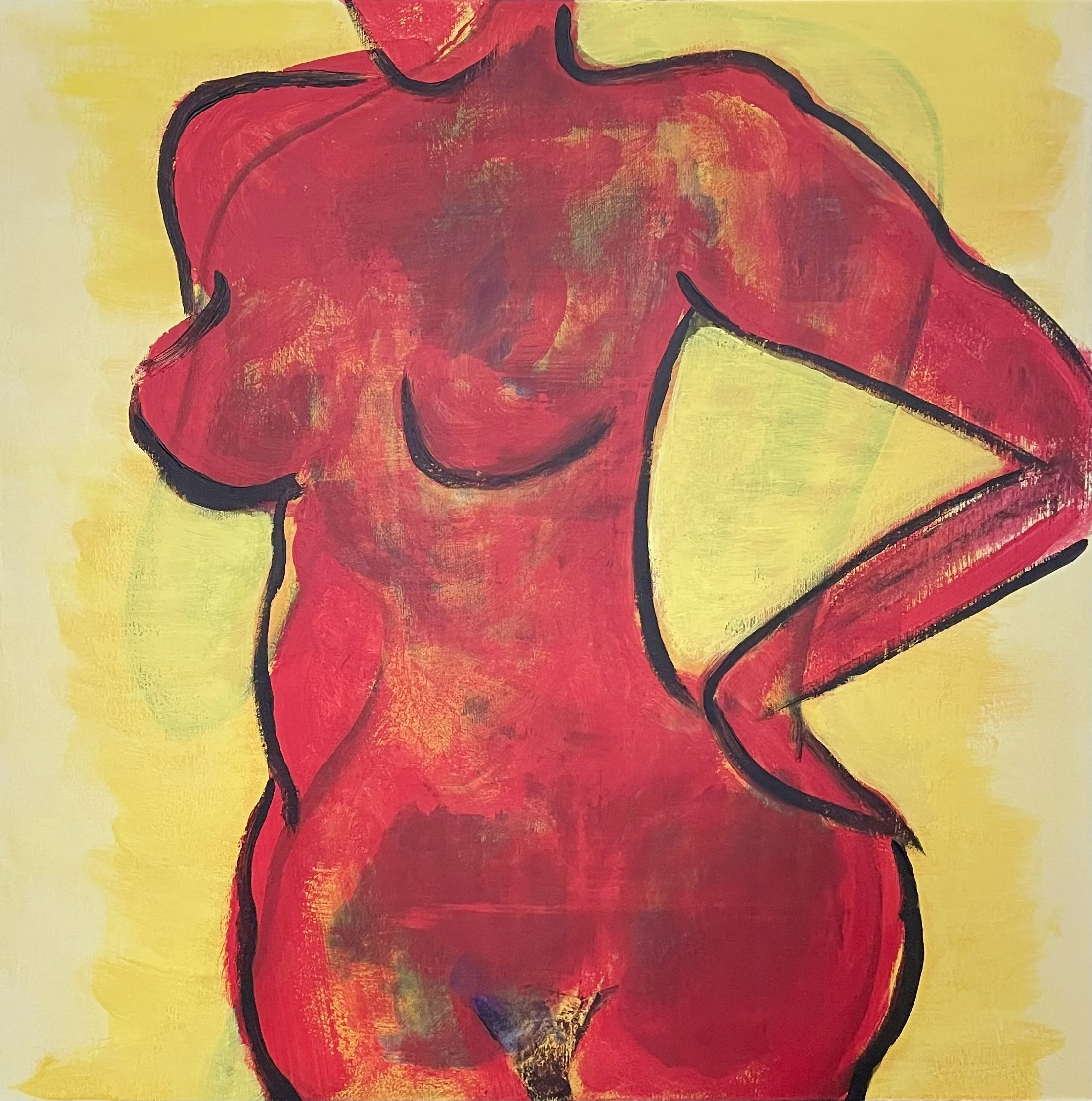36. Standing Female in Red