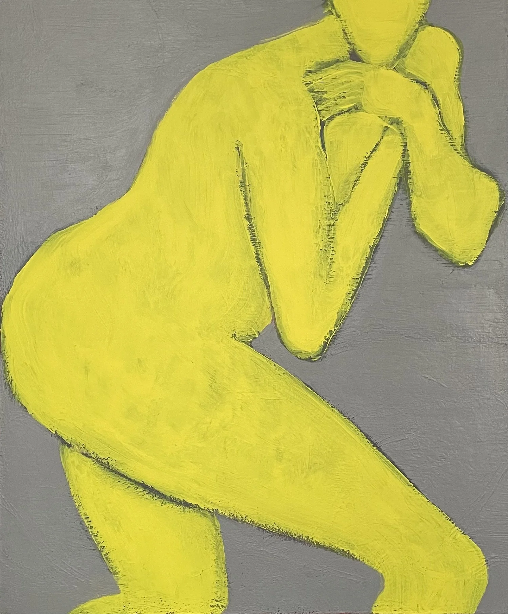 33. Stepping Pose with Yellow