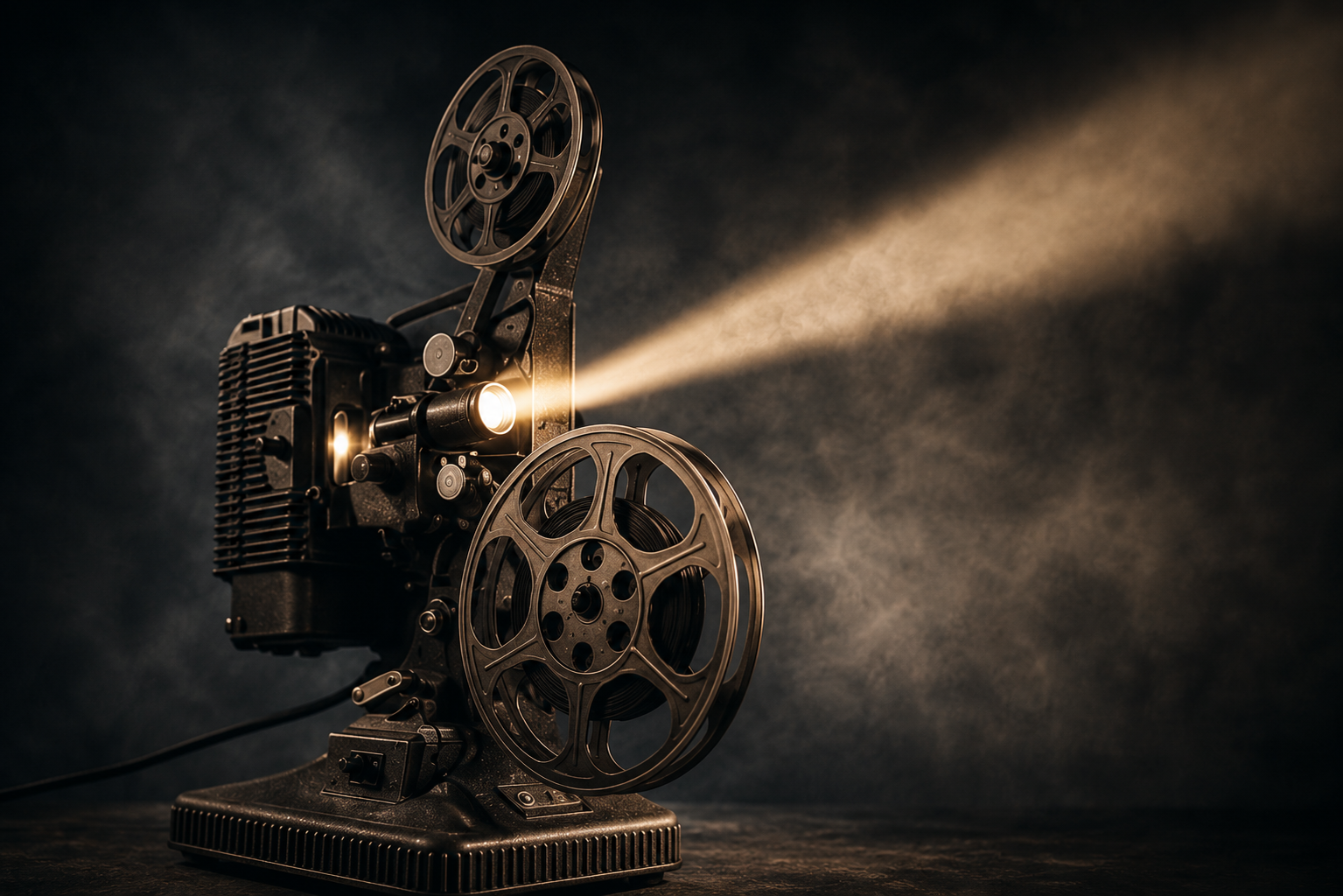 Vintage film projector for Stefanie’s German Tuition Film Club
