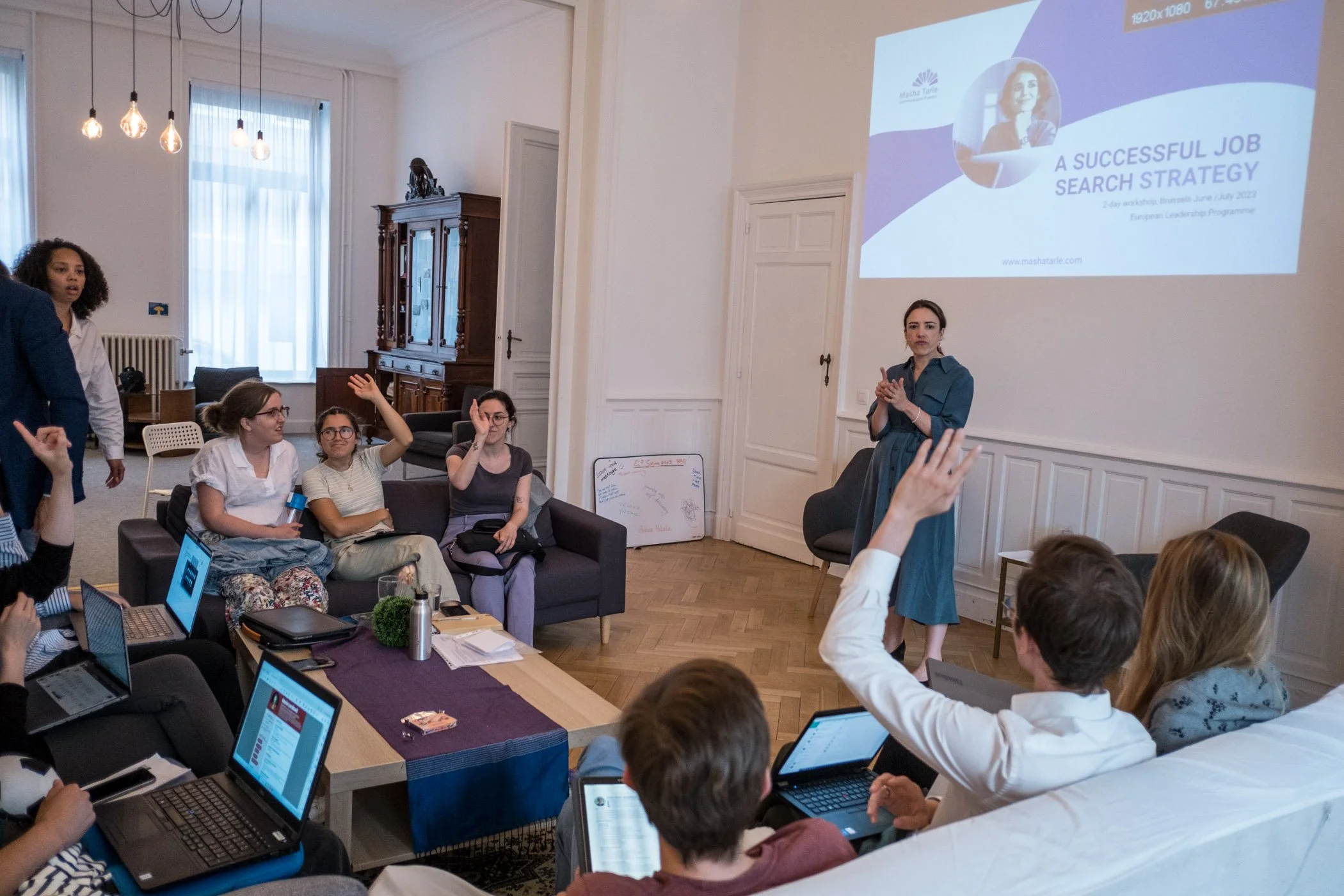 In-company communication skills training workshop for an association team in Brussels