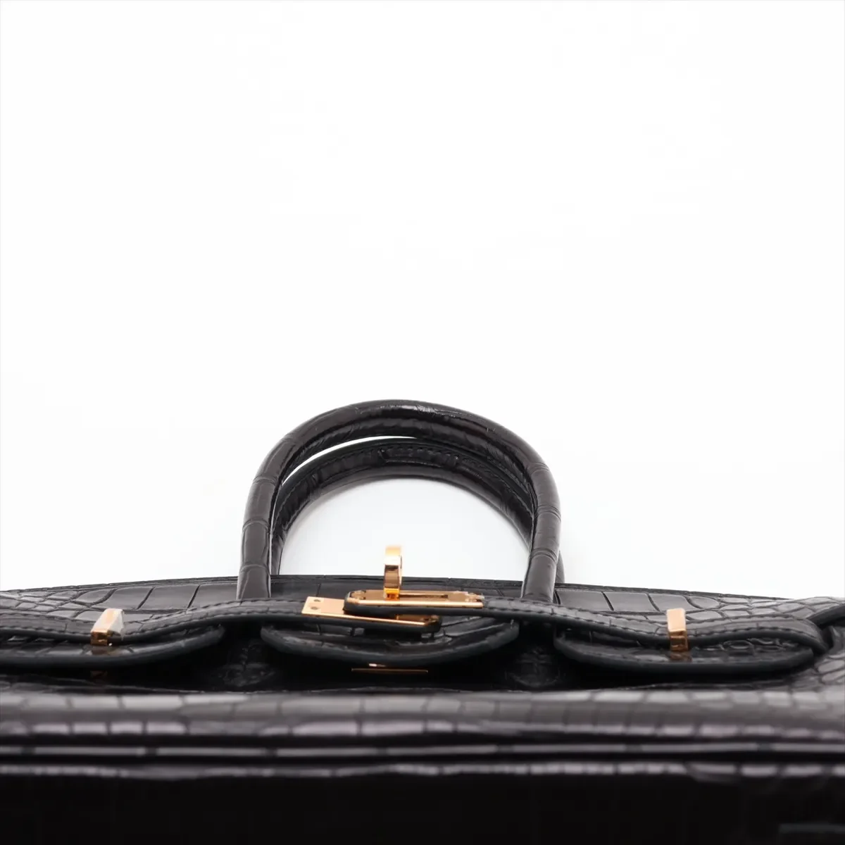 Hermes 2024 Black Matte Alligator Birkin 25-GHW6.webp