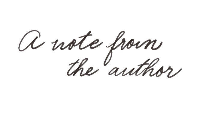 Typography text reading 'A note from the author' in a decorative font. Linda Anne Starr | Training the Horse's Beautiful Mind