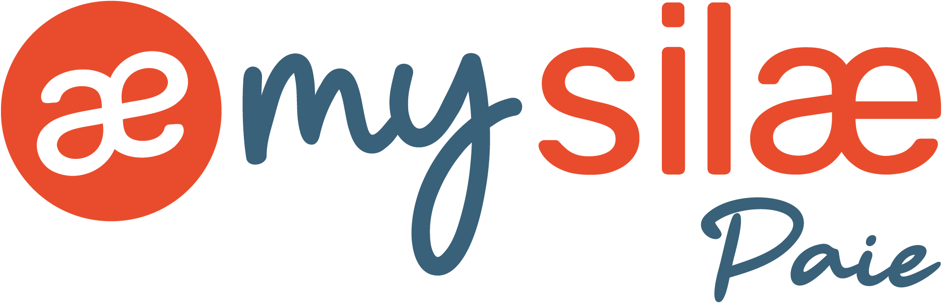 Logo avec un cercle orange contenant la lettre 'a' noire, le texte 'neues' en bleu, 'silie' en orange et 'Paie' en bleu.