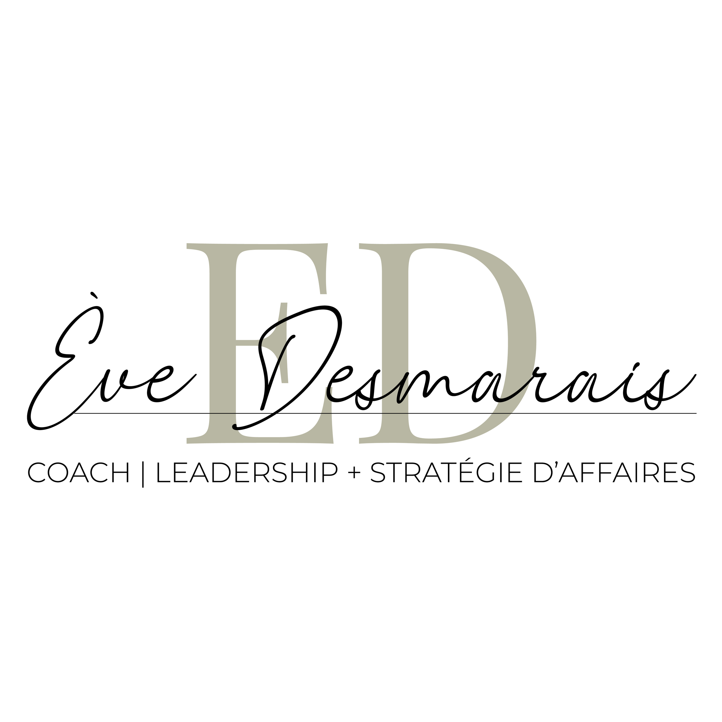 Identité visuelle, Logo & Site Web : Ève Desmarais