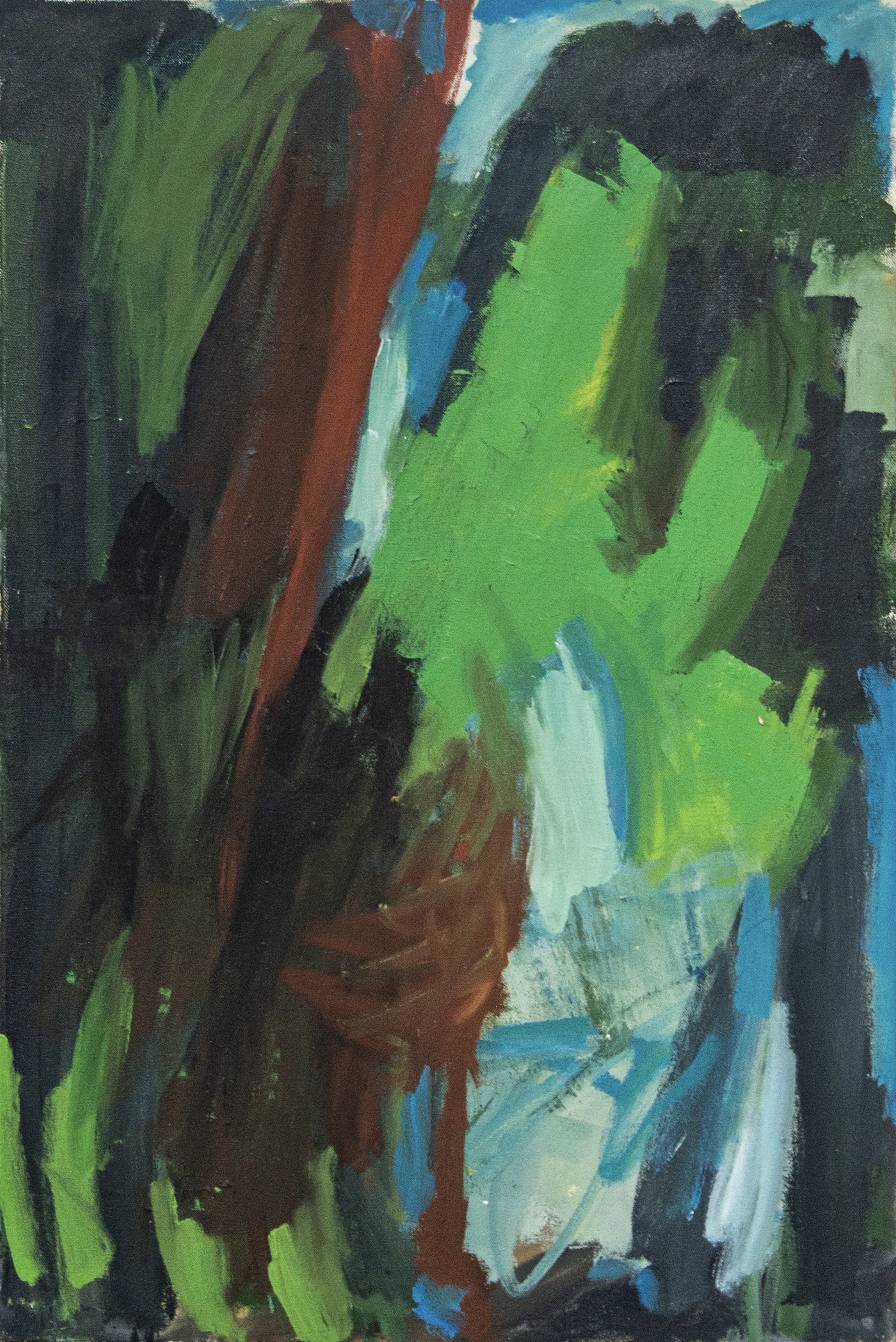 walking / waking 
30 x 20 inches, oil on canvas