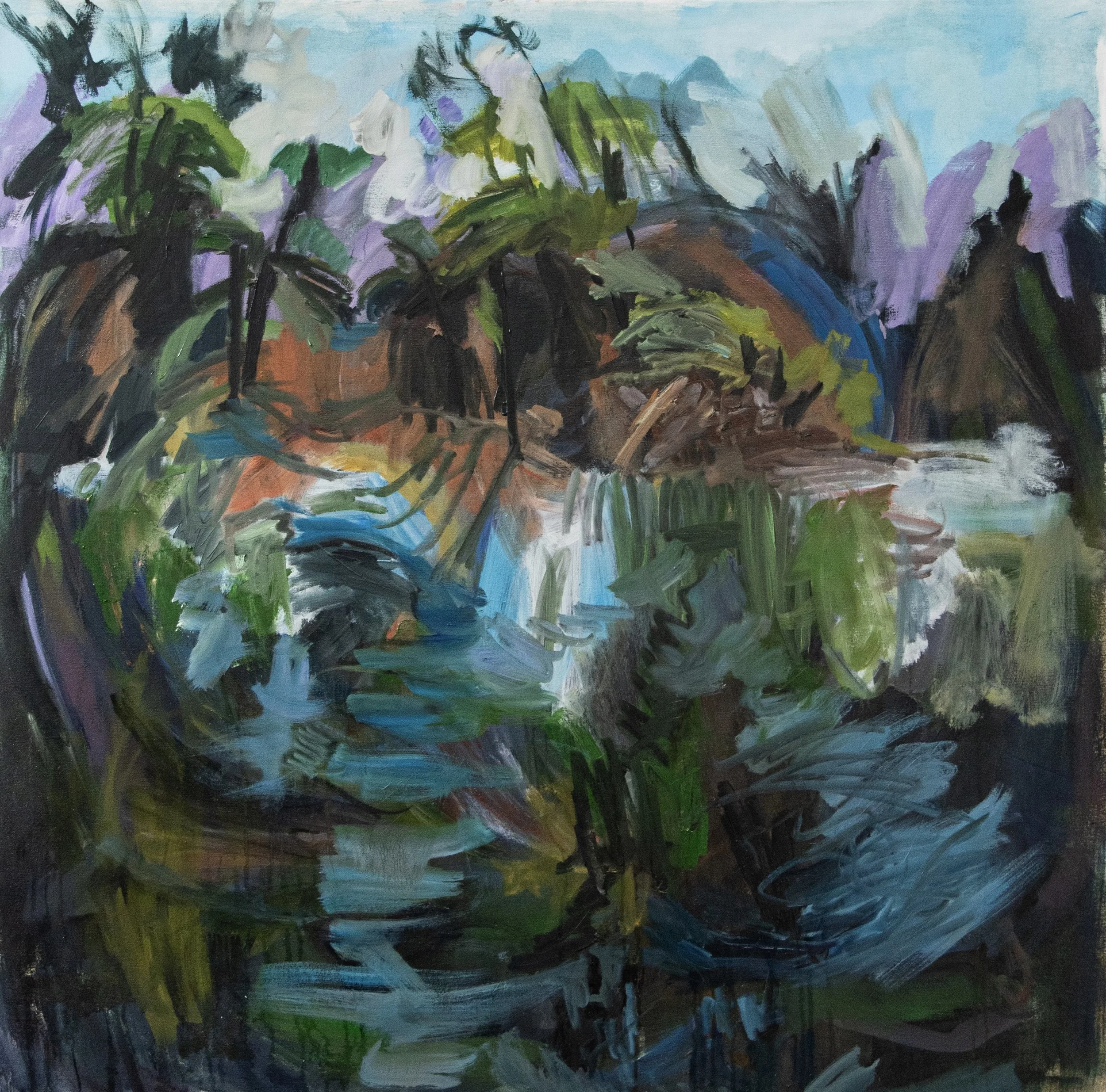 Summer creek
48 x 48 inches, oil on canvas