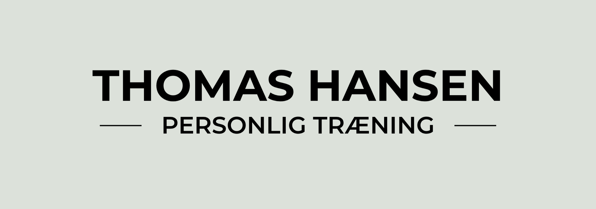 Thomas Hansen - Personlig Træning