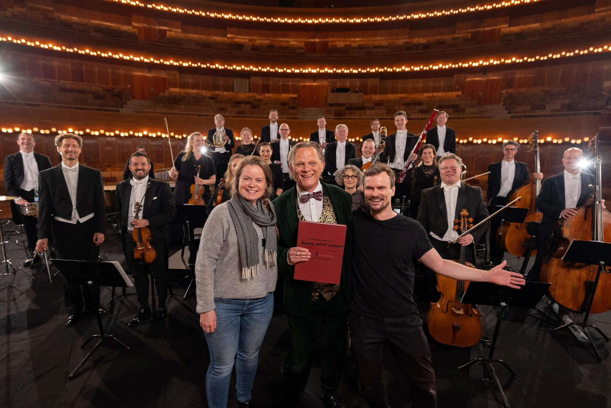 Behind the Scenes, Verdens Bedste Instrument, Sigurd Barrett, Copenhagen Phil, Radiohuset, Buster Film Festival, Bonde Media, Foto: Jon Bonde Eriksen.