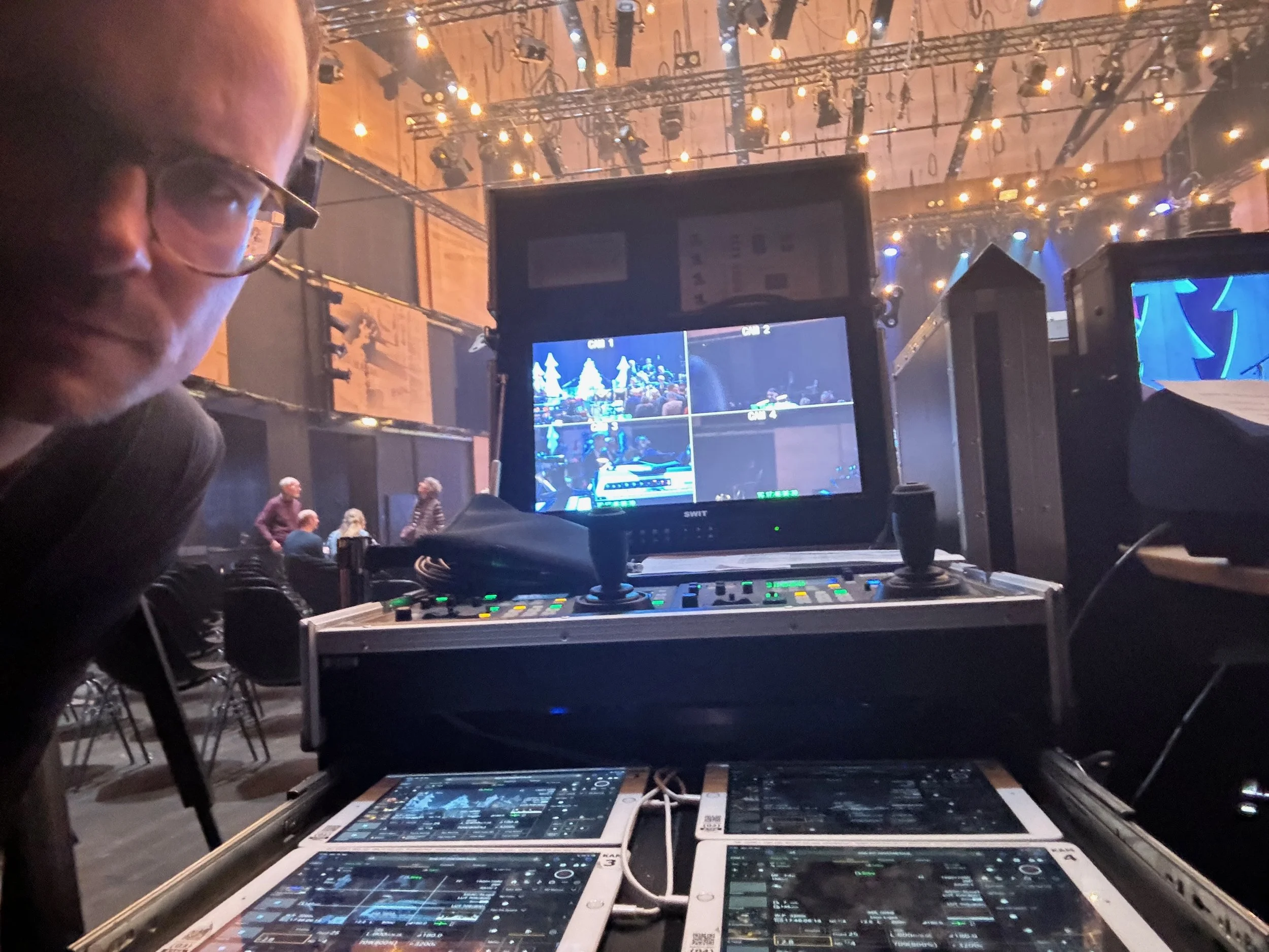 Behind the Scenes, DR Big Band, TV Producer, DR Koncerthuset, Studie 2, Bonde Media, Foto: Jon Bonde Eriksen.