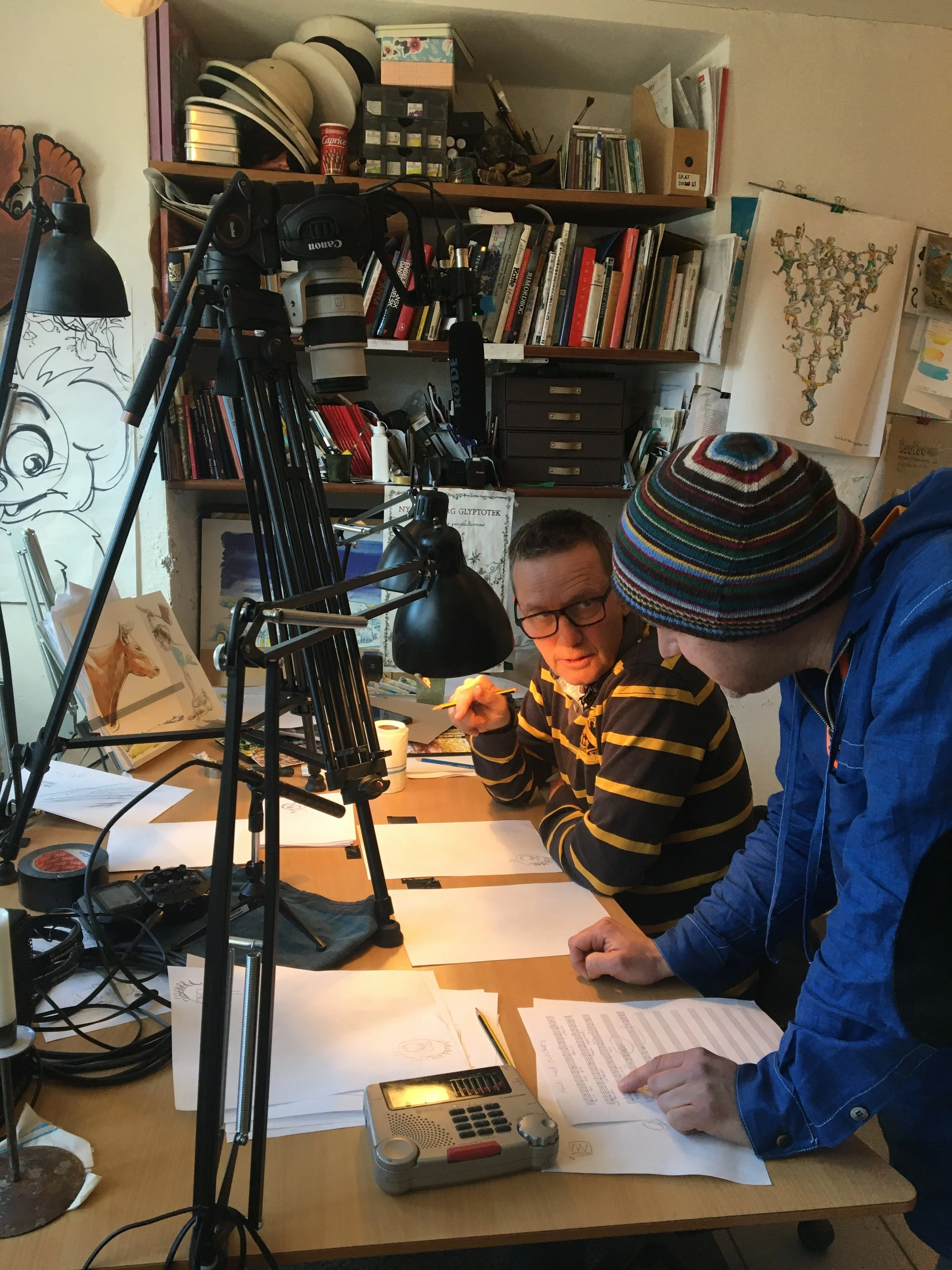 Behind the Scenes, Musiktime med Rune, DR Koncerthuset, Studie 2, Rune Thorsteinsson, Bonde Media, Foto: Jon Bonde Eriksen.