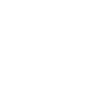 Two white cartoon children holding hands, smiling