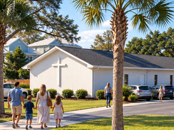 Refuge Church building in Murrells Inlet, South Carolina