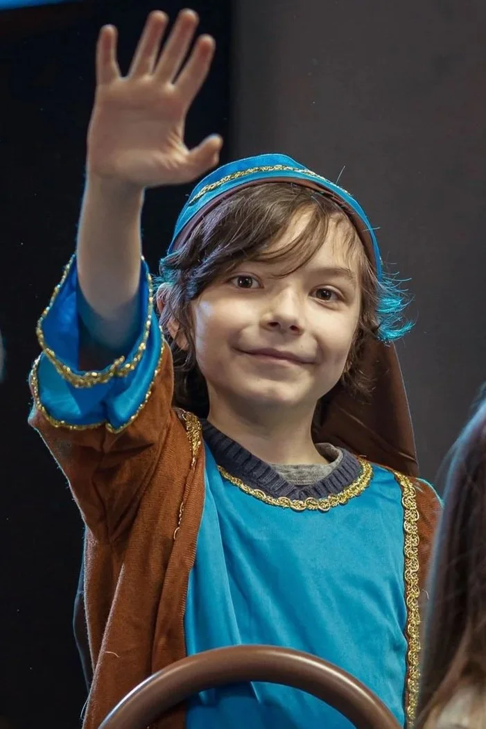 A young boy participating in Refuge Kids during Sunday service