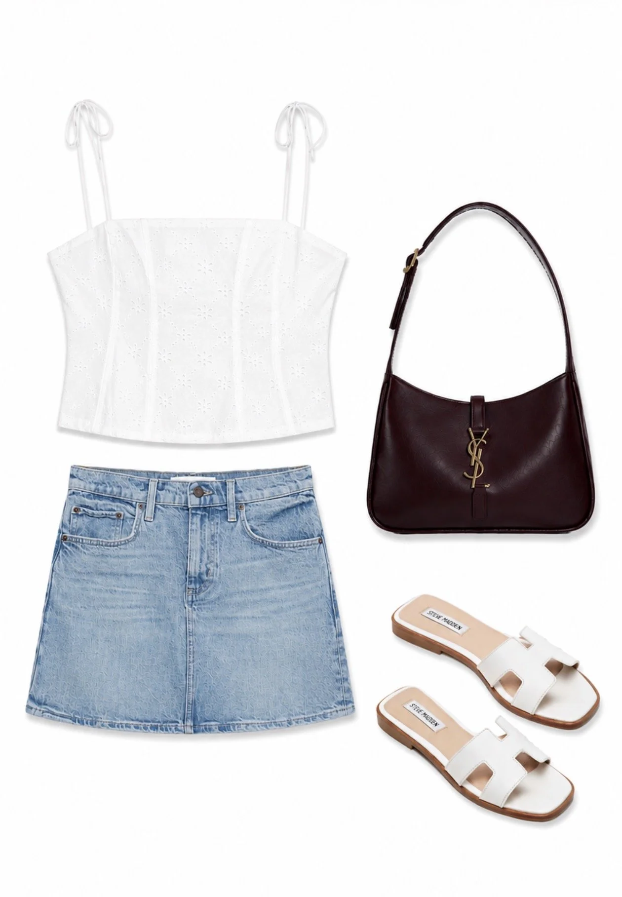 The perfect simple summer outfit with a little bit of polish.
