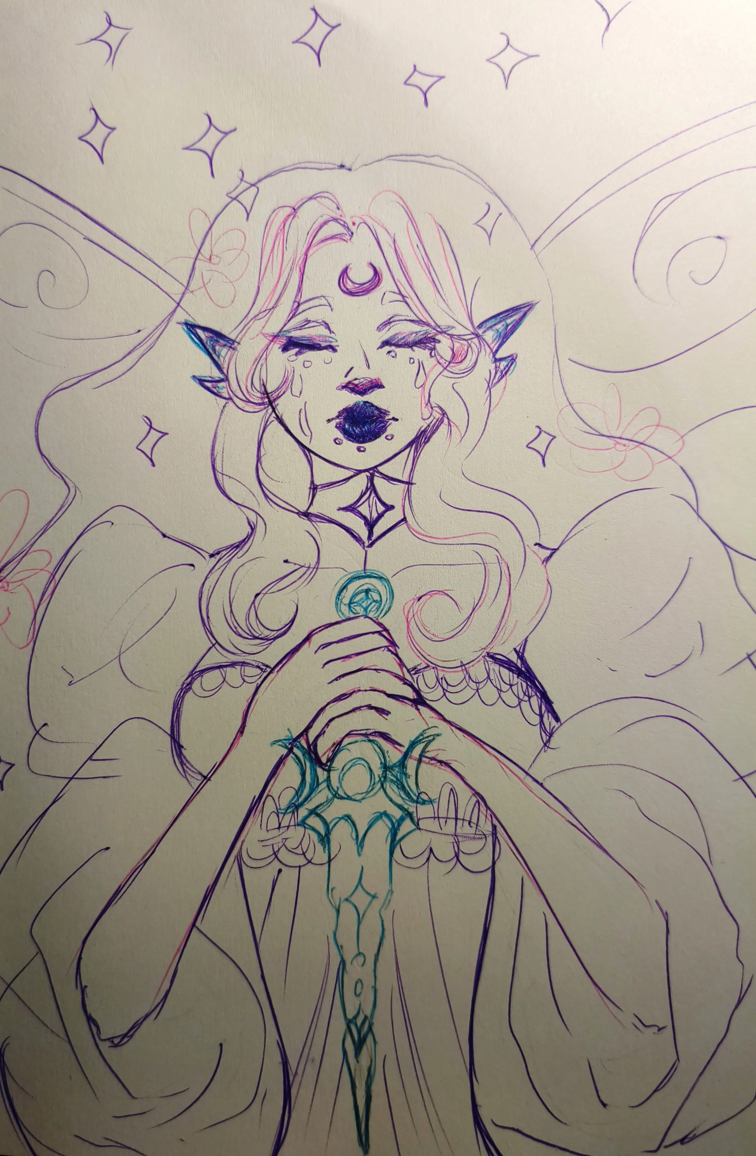 Fey Princess Miari sketch