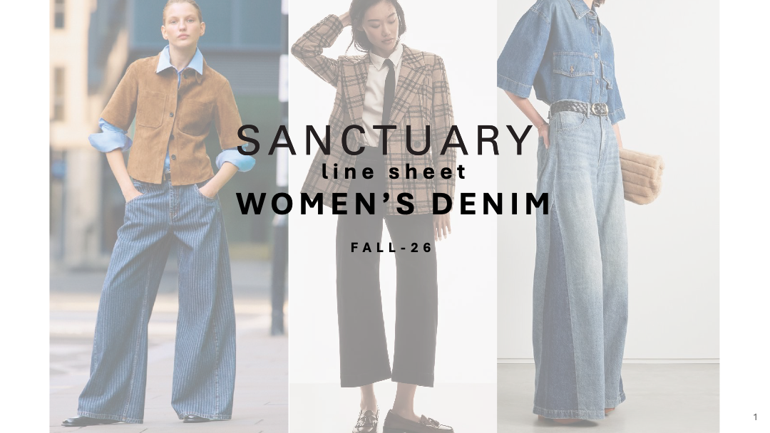 Sanctuary Women's Denim Fall26