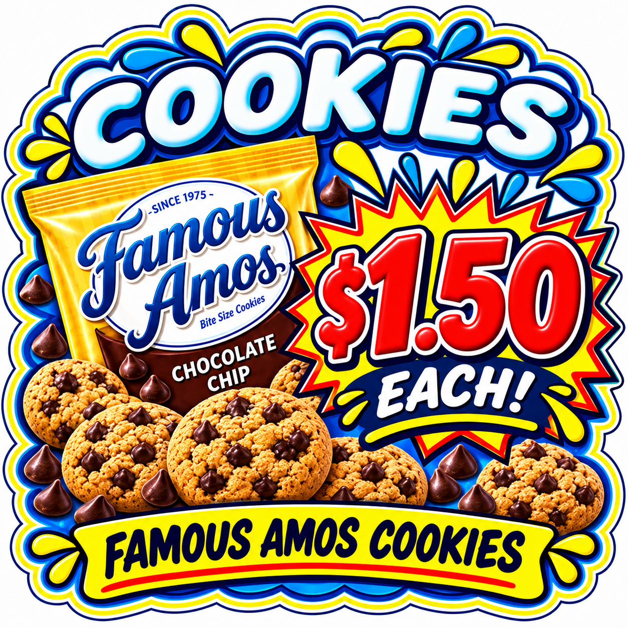 Famous Amos Chocolate Chip Cookies