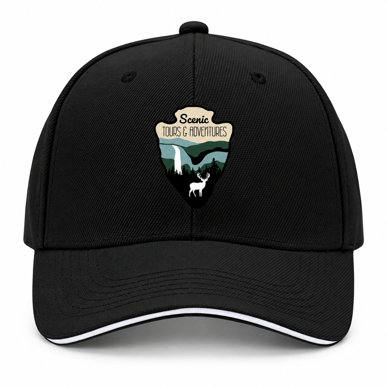 Black Scenic Logo Color Womens Hat – Adjustable | Scenic Tours