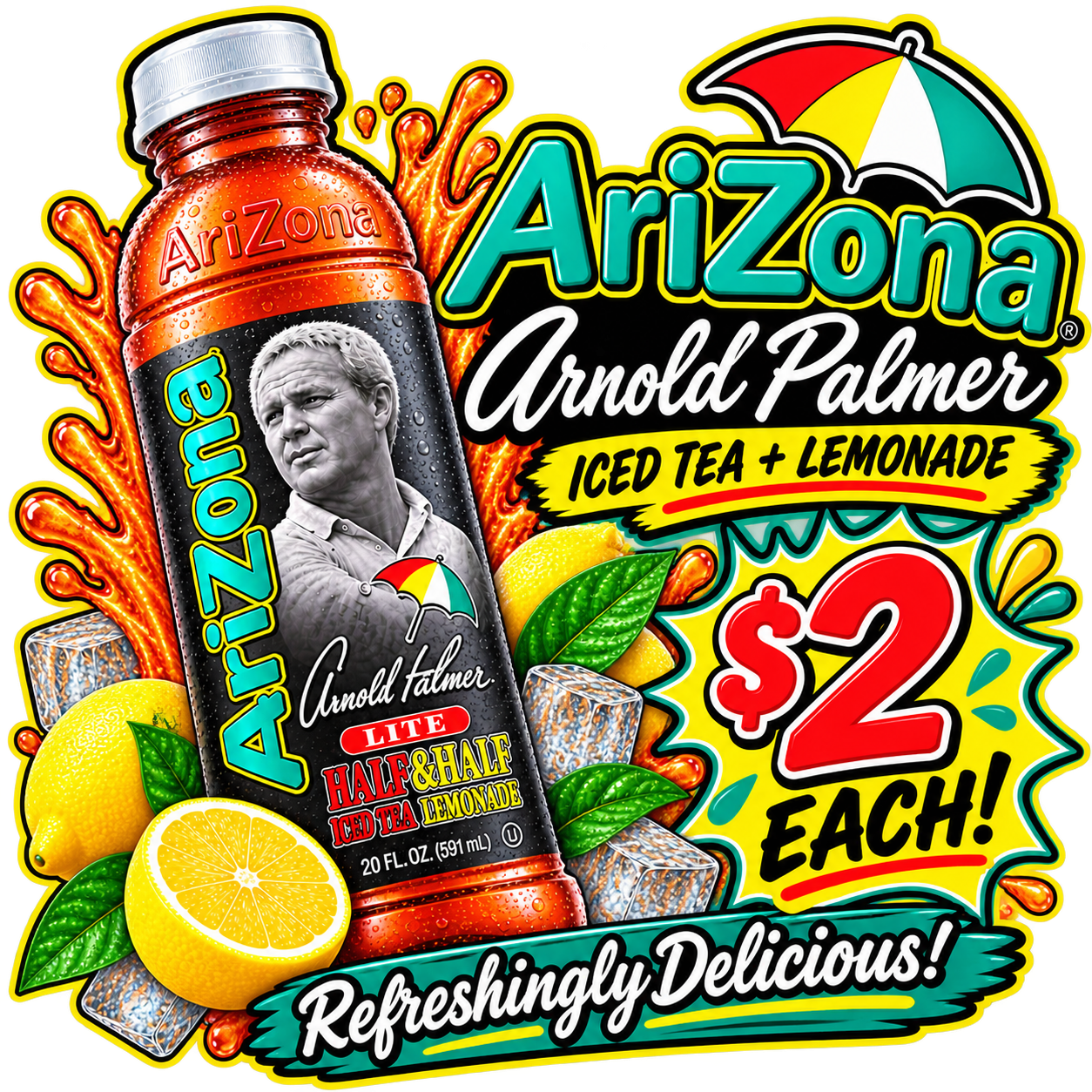 Arnold Palmer Half & Half Iced Tea Lemonade