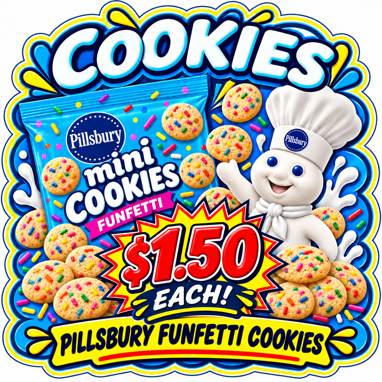 Pillsbury Funfettii Cookies