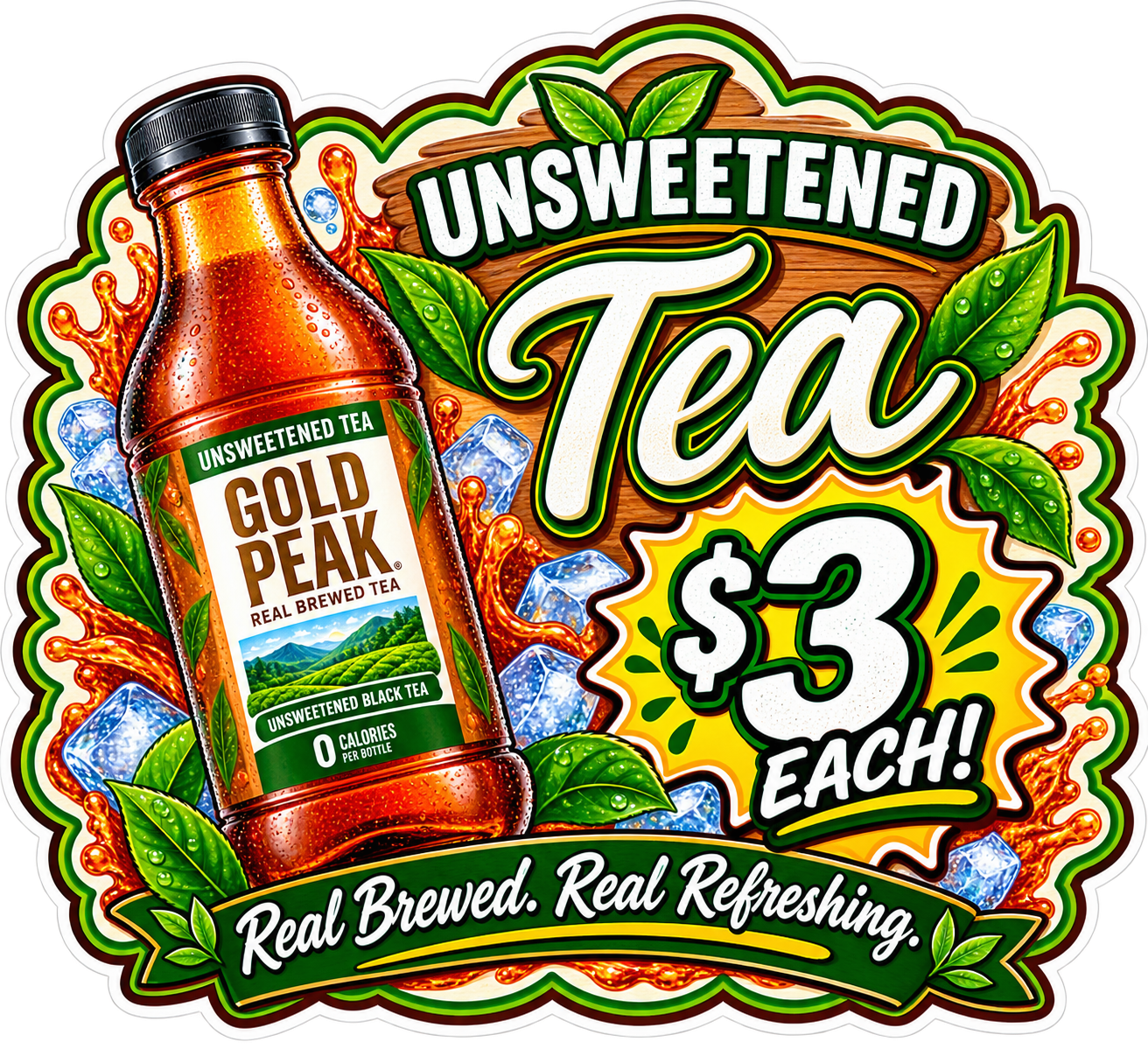 Gold Peak Unsweetened Black Tea
