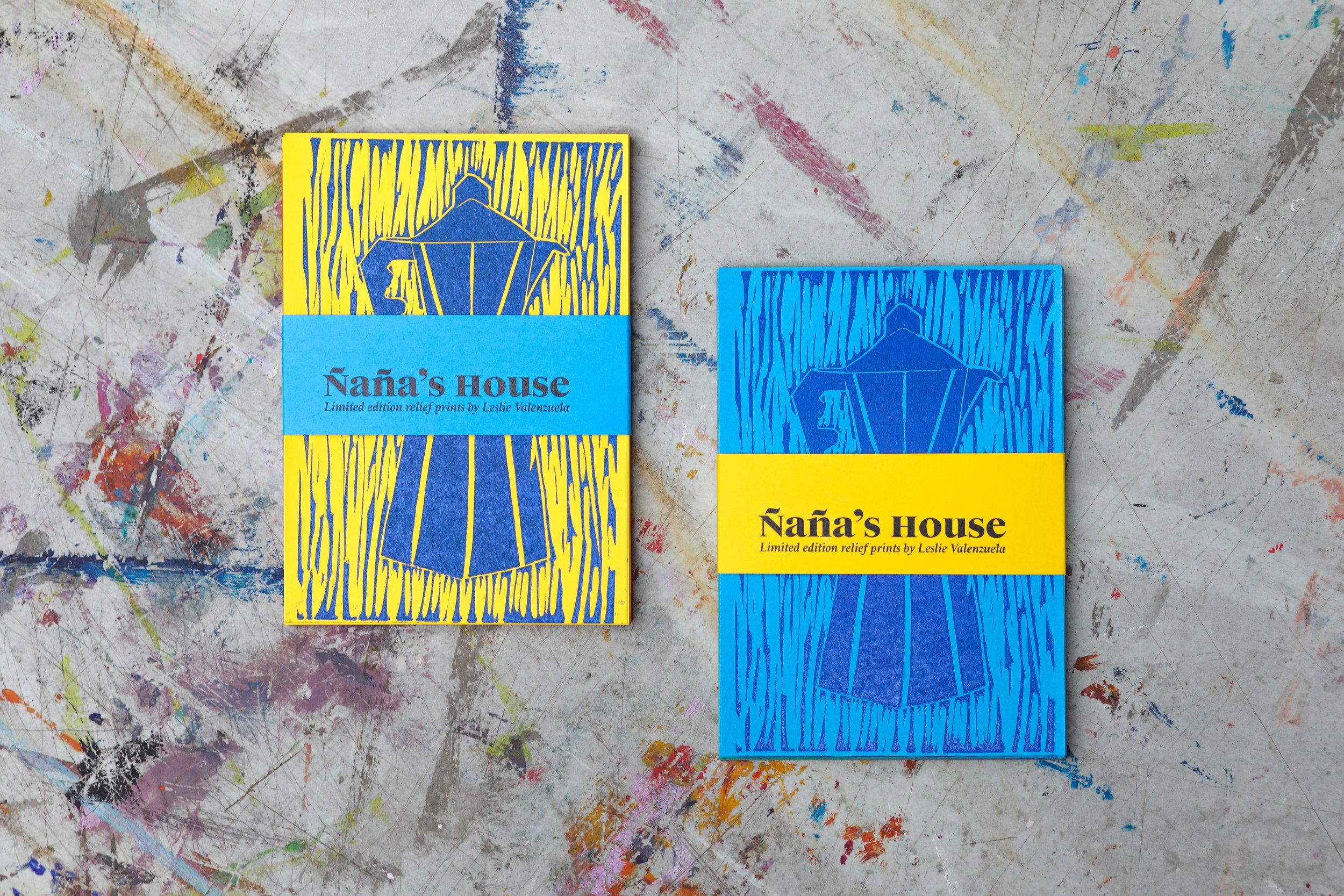 Ñaña's House 
2019 
Linocut on Cardstock