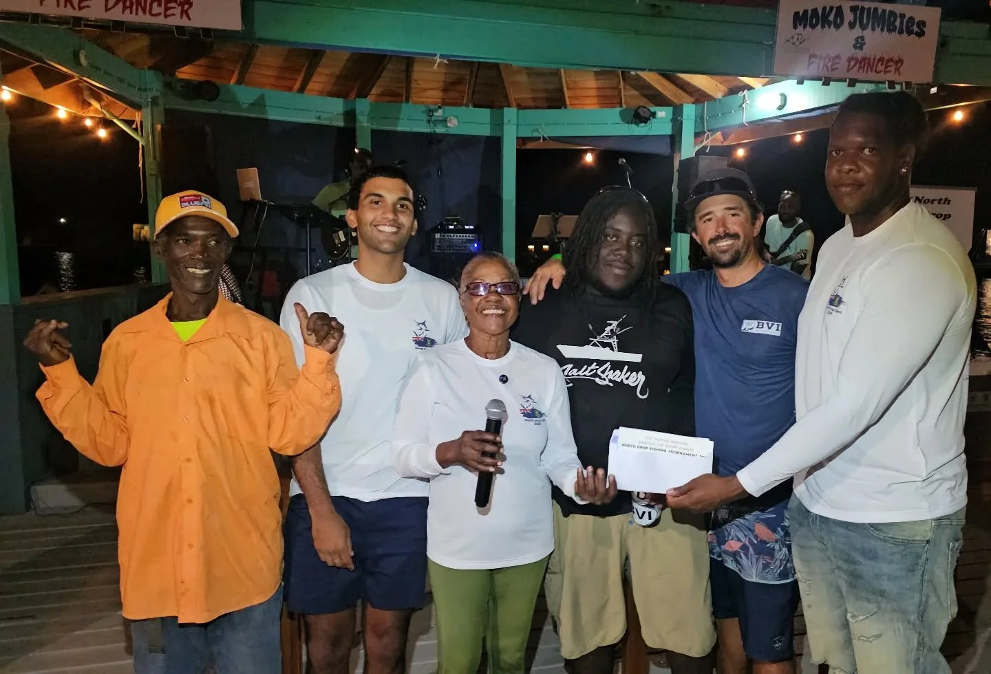 Hooked on teamwork, respect, and passion for the sport 🐟🙌 

The Thomas Warner Spirit Of The Sport Award sponsored by @thatsthespiritbvi goes to @saltshakerbvi 🇻🇬

#FishingTournament #GrandPrize #TightLines #NorthDropOpen 🇻🇬 #FishingFamily